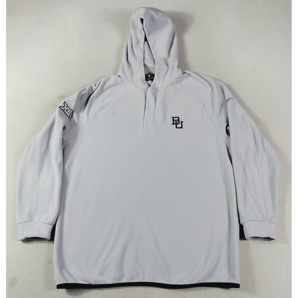 Nike Fleece Hoodie Mens Large Gray Baylor Bears NCAA Basketball CQ7728-042